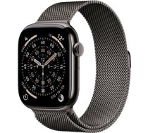 Apple Watch Series 11 GPS + 5G Cellular 46mm Slate Titanium Case with Slate Milanese Loop - M/L MFD44ET/A