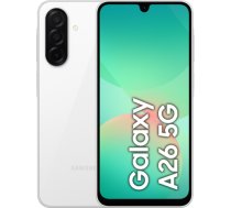 Samsung Galaxy A26 17 cm (6.7") Hybrid Dual SIM Android 15 5G USB Type-C 6 GB 128 GB 5000 mAh White SM-A266BZWBEUE