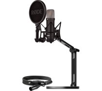 Rode Microphones NT1 Signature +XLR cable+Desktop Studio Arm Mikrofona Komplekts BUROINT1BK