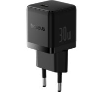 Baseus Sienas ātrais lādētājs Palm 30W USB-C QC3.0 PD3.0 ar USB-C kabeli 1 m, melns P10111605113-01
