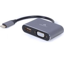 Cabletech Cablexpert USB Type-C to HDMI and VGA display adapter A-USB3C-HDMIVGA-01 USB Type-C A-USB3C-HDMIVGA-01