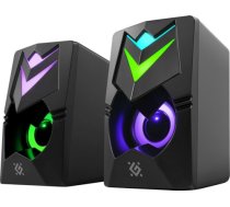 PC Speakers 2.0 DEFENDER J4 2.0 6W LED USB black 65964