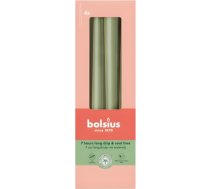 Bolsius Galda sveces 4gab.kastē 245/24mm olīvzaļas 37356970