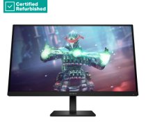 RENEW SILVER OMEN by HP 27k UHD Gaming Monitor - 27" 3840x2160 UHD 400-nit 144 Hz AG, IPS, USB-C 2x HDMI DisplayPort, 2x USB-A, speakers, height adjustable tilt pivot, 1 years 780G8AAR#ABB 780G8AAR#ABB
