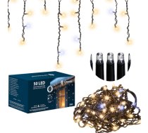 LED gaismas aizkars ar 50 LED (sosulītes) Springos CL1239 CL1239