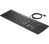 HP Slim v2 USB Wired Keyboard - Smartcard - Black - US/RUS / A71J9AA#ACB A71J9AA#ACB