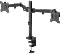 Goobay Dual Monitor Mount Flex Swivel, Tilt, Rotation 17-32 " Maximum weight (capacity) 8 kg Black 58529