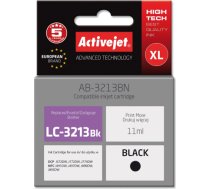 Activejet AB-3213BN Ink Cartridge (replacement for Brother LC3213BK; Supreme; 11 ml; black) AB-3213BN