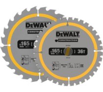 Griešanas disks kokam DeWalt DT90270-QZ; 165x20 mm; 2 gab. DT90270-QZ