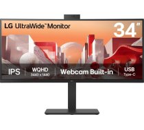 Monitor LG 34BA85QE-B.AEU 86,72cm 34Zoll IPS 3440x1440 21:9 300cd/m2 5ms 2xHDMI DP USB 34BA85QE-B.AEU