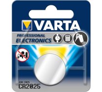Varta CR2025 Professional Coin Cell Battery 3V 06025101401 Baterija 4008496276875