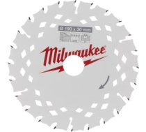 Griešanas disks kokam Milwaukee 4932498976; 190x30 mm; Z24 4932498976
