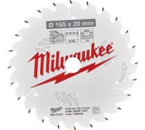 Griešanas disks kokam Milwaukee 4932471931; 165x20 mm; Z24 4932471931