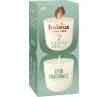 Bolsius Sveces Clean Light uzpildes sveces 2 gab 0% fragrance 37030500