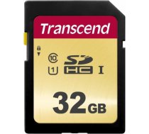 Memory card Transcend SDHC SDC500S 32GB CL10 UHS-I U1 Up to 95MB/S TS32GSDC500S