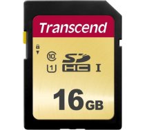 Memory card Transcend SDHC SDC500S 16GB CL10 UHS-I U1 Up to 95MB/S TS16GSDC500S