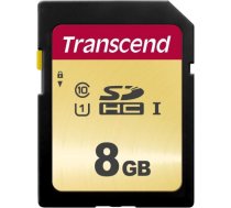 Memory card Transcend SDHC SDC500S 8GB CL10 UHS-I U1 Up to 95MB/S TS8GSDC500S