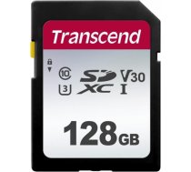 Memory card Transcend SDXC SDC300S 128GB CL10 UHS-I U3 Up to 95MB/S TS128GSDC300S