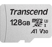 Transcend microSDXC USD300S 128GB CL10 UHS-I U3 Up to 95MB/S TS128GUSD300S