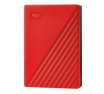 Western Digital HDD External WD My Passport 6TB USB3.2 Red WDBR9S0060BRD-WESN
