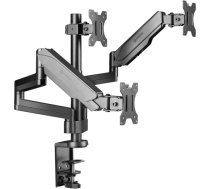 ONKRON Triple Monitor Desk Mount Stand for 13-32-Inch LCD LED Screens up to 8 kg, Black G280-B