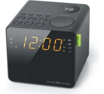 Divu modinātāju pulksteņa radio PLL, 2×1,5 V, M 187 CR, MUSE M 187 CR