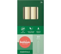 Bolsius Galda sveces 8gab.kastē 170/20mm pērļu 37001805