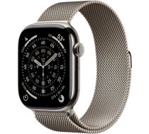 Apple Watch Series 11 GPS + Cellular 46mm Natural Titanium Case with Natural Milanese Loop - M/L MFD04ET/A
