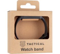 Tactical 661 Silicone Band Viedpulksteņu siksniņa priekš Xiaomi Mi Band 5/6 / melna TA-MI BAND 5001