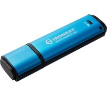 Kingston IronKey Vault Privacy 50 16GB USB Stick (light blue/black, USB-C 3.2 Gen 1) IKVP50C/16GB