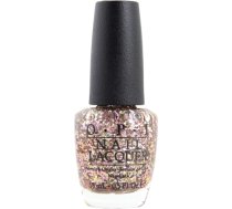 Opi, Nail Lacquer, Nail Polish, NL M80, Gaining Mole-mentum (Rose/Gold Glitter), 15 ml 09414613