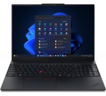 Lenovo ThinkPad E16 Gen 3 (Intel) Intel Core Ultra 5 225U Laptop 40.6 cm (16") WQXGA 16 GB DDR5-SDRAM 512 GB SSD Wi-Fi 6E (802.11ax) Windows 11 Pro English Black 21SR0070PB