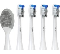 LOVIO_SonicProtect PRO końcówki do szczoteczki średnia twardość Białe LVTB124WK-HM 5szt 5902510688332
