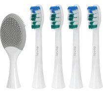 Lovio SonicProtect PRO końcówki do szczoteczki sonicznej miękkie Białe LVTB124WK-HS 5szt
