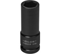 Pagarināta trieciena muciņa 19 mm, 1/2', CrMo HT4R019