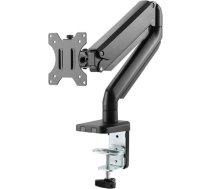 Deltaco Single Gas Spring, 17"-32", 8 kg, 1 monitor, black - Monitor Desk Mount ARM-0350