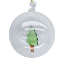Ziemassvētku rotājums JOY TREE GLASS D8cm, stikls 89072