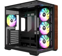 Thermaltake View 380 WS ARGB, Tower Case black/wood, Tempered Glass x 2, Wood Texture CA-1Z2-00M1WN-WS