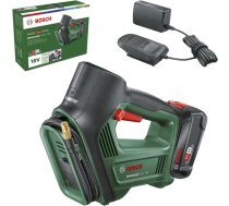 Bosch DIY & Garden Cordless Air Pump UniversalPump 18V Set green/black, Li-ion battery 2.0Ah, POWER FOR ALL ALLIANCE 0603947101