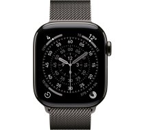 Apple Watch Series 11 GPS + Cellular 42mm Slate Titanium Case with Slate Milanese Loop MF8U4ET/A