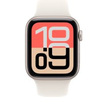 Apple Watch SE 3, Smartwatch silver, aluminum, 44 mm, polarstern sport band S/M, Cellular MEPE4ZR/A