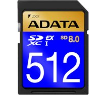 ADATA Premier Extreme SDXC SD8.0 512 GB, memory card black, SD Express, UHS-I U3, Class 10, V30 SD512GEX3L2-C