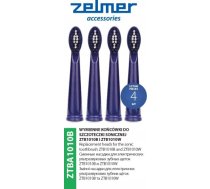 Końcówka Zelmer KOŃCÓWKI DO SZCZOTECZKI ZELMER ZTBA1010B 4szt/kpl niebieskie ZTBA1010B