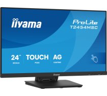 Iiyama ProLite T2454MSC-B3AG (60.5 cm (23.8 inches), black (matt), FullHD, IPS, touchscreen, USB hub) T2454MSC-B3AG