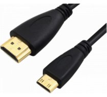 Kabelis Brackton HDMI Male - mini HDMI Male 1.5m Black MHD-HDE-0150.B