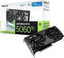 Pny Technologies PNY GeForce RTX 5060 Ti Overclocked Dual Fan 16GB GDDR7 DLSS4 (VCG5060T16DFXPB1-O) VCG5060T16DFXPB1-O