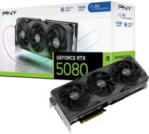 Pny Technologies PNY GeForce RTX 5080 OC, graphics card DLSS 4, 3x DisplayPort, 1x HDMI 2.1 VCG508016TFXPB1-O