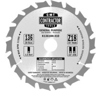 Griešanas disks kokam CMT K16024H; 160x20 mm; Z24; 15° K16024H