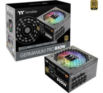 Thermaltake Germanium Pro RGB 850W (black, 1x 12-pin high power GPU, 4x PCIe, cable management, 850 watts) WG0850RE