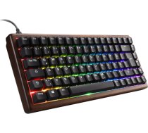 Sharkoon SKILLER SGK50 S3 Wood PBT (wood/black, FR layout, Gateron G Pro 3.0 Yellow) 4044951042722